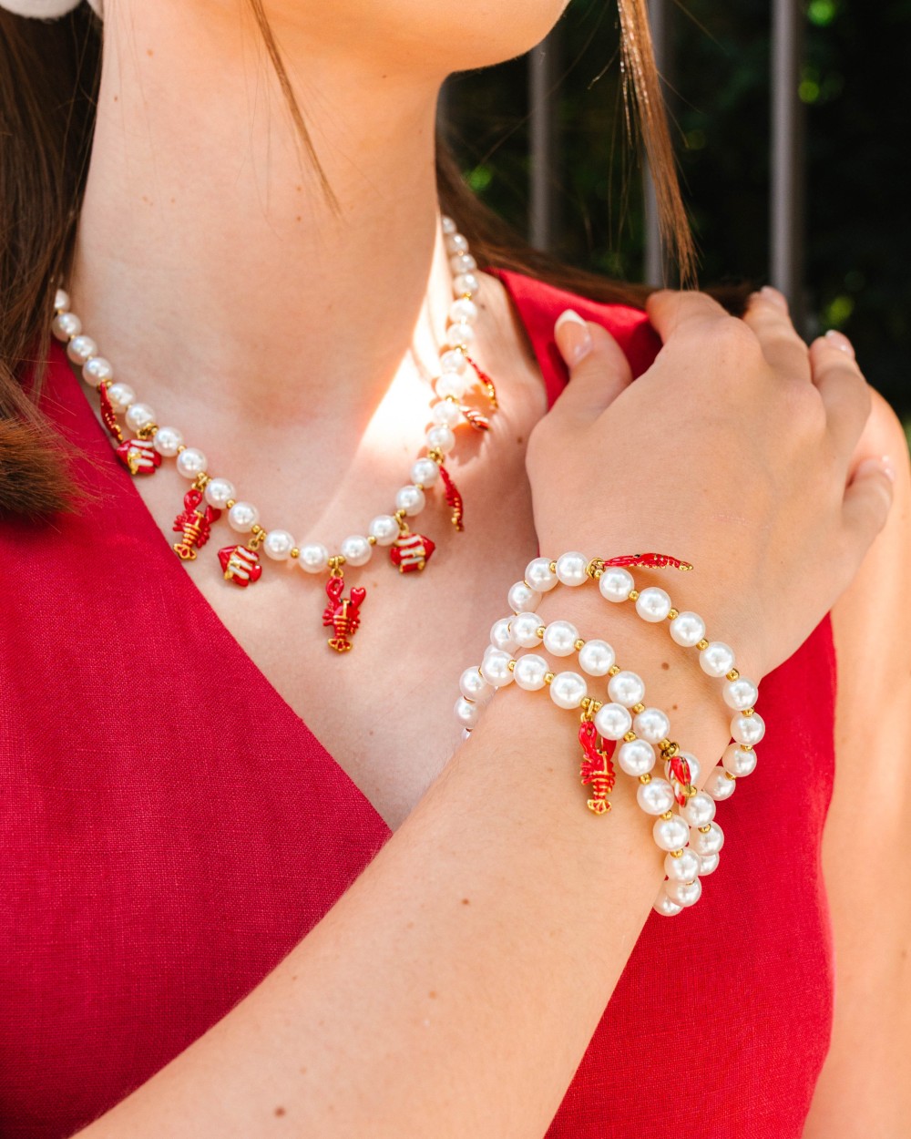 COLLIER PERLES HOMARD